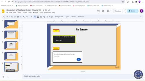 Introduction to Web Page Design | JavaScript Unit 4