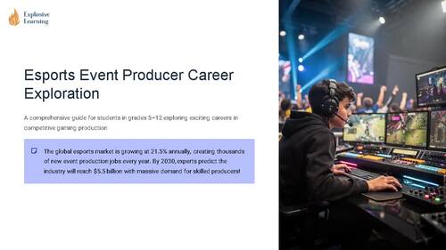 Esports Producer Career Exploration 101 Role Skills Salary Pathway ...