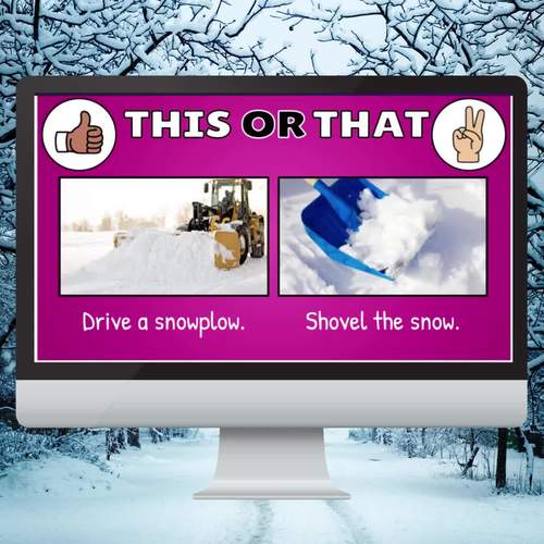 Winter Would You Rather ? This or That? Slideshow Ice Breaker Game and ...