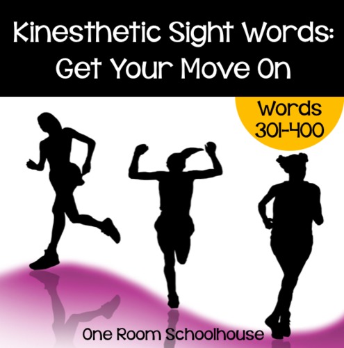 Preview of Kinesthetic Sight Words: Get Your Move On! (Set 4)
