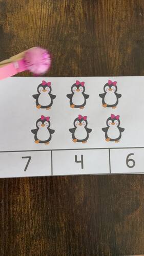 Penguin Math- Count and Clip Cards by Early Explorers Academy | TPT