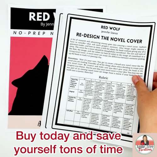 Red Wolf Novel Study - Residential School Novel Study for the book Red Wolf