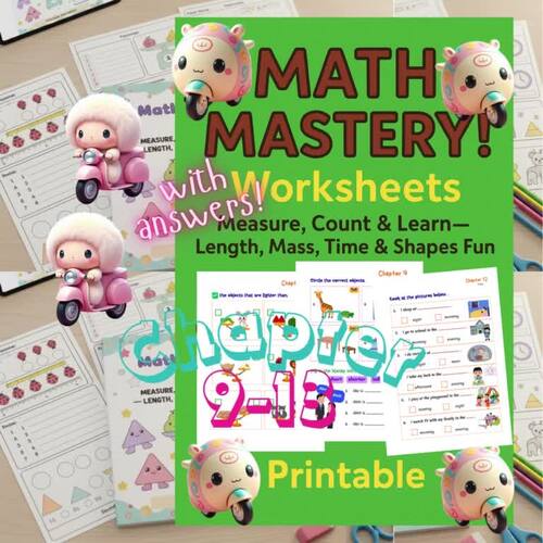 Math Mastery Worksheets | Length, Mass, Volume, Time & 2D Shapes ...