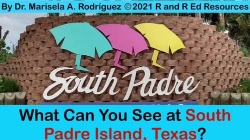 Preview of Geography video ebook with repetitive sentences South Padre Island Texas