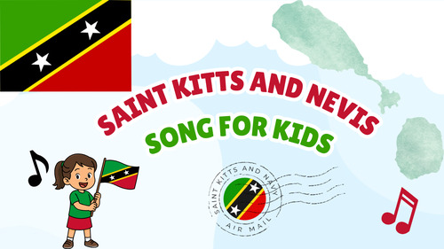 Preview of Saint Kitts and Nevis Song for Kids | Country Study Video, MP3 & Lyrics PDF