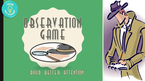 Preview of Observation Game (Build Attention & Observation Skills)