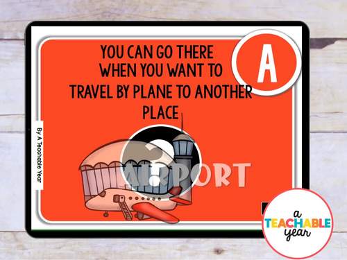Places in the City Language Game | ESL/EFL PowerPoint Vocabulary Activity
