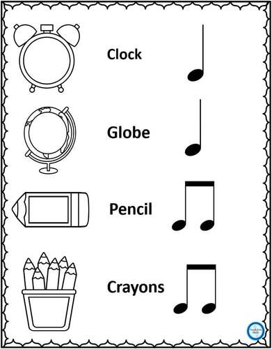 Back to School, Time Signature Match up, Elementary Music Grades K - 2