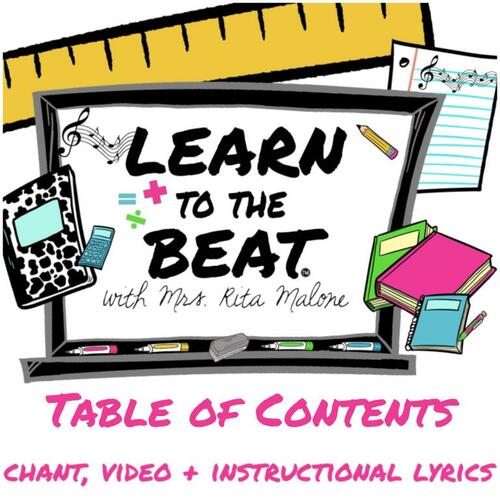 Preview of Text Feature: Table of Contents Chant Lyrics & Video by L2TB with Rita Malone