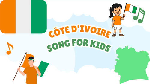 Preview of Côte d’Ivoire Song for Kids | Ivory Coast for Kids | Africa Geography Music Vide