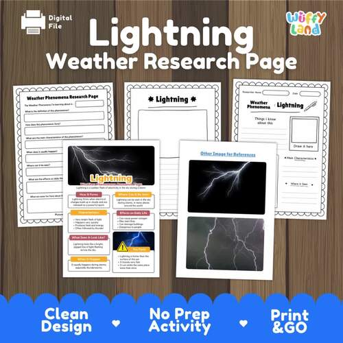 Lightning Weather Phenomena Research Project | Storm Science ...