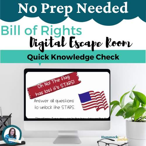 Bill of Rights Digital No Prep Self Checking Activity by The Hammock ...