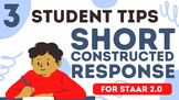 3 Tips to Help Students on STAAR SCR - Short Constructed Response