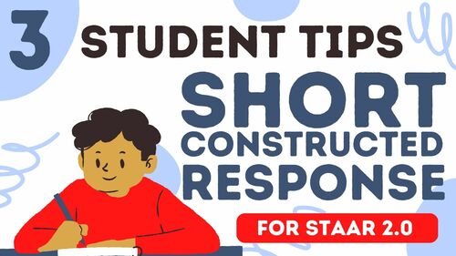 Preview of 3 Tips to Help Students on STAAR SCR - Short Constructed Response