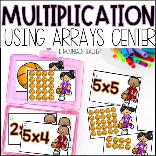 Multiplication Array Activity - 2nd or 3rd Grade Multiply with Arrays ...