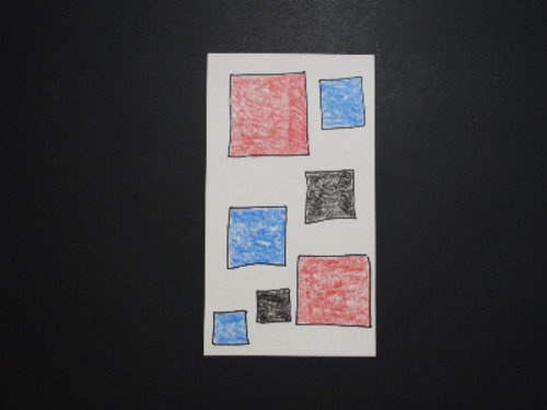 Preview of Let's Draw Squares (red-blue-black)!