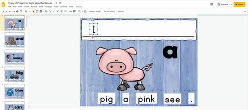 Sight Word Sentence Building Activity Cut and Paste Worksheets Print ...