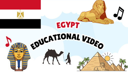 Preview of Ancient Egypt for Kids | 2-Minute Educational Video with Real Footage + MP3 Voic
