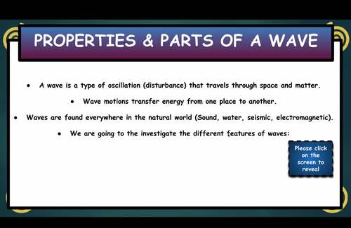 Parts Of A Wave Unit Bundle: Presentation|Drag & Drop|Puzzles|Worksheets
