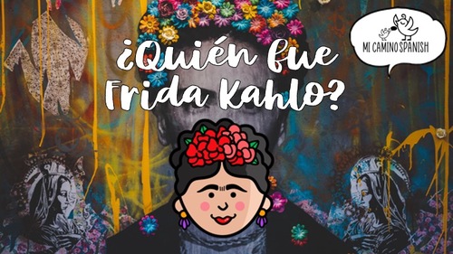 Preview of ¿Quién fue Frida Kahlo? (Who was Frida Kahlo? Video in Spanish for Kids!)