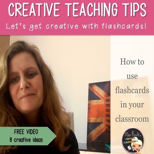 Preview of How to use flashcards Creative Teaching Tips