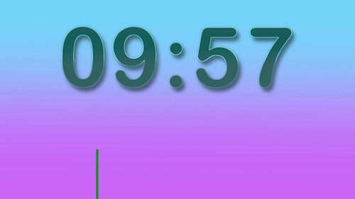Preview of FREE 10 Minute Clean Up Timer | Visual Timer with Finished Symbol | Pre-K & Auti