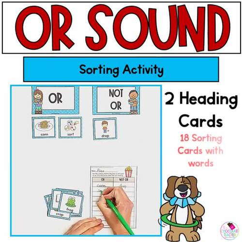R Controlled Vowels Worksheets and Activities with Bossy R OR Words
