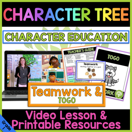 Preview of Teamwork & Togo | Character Education Video Lesson