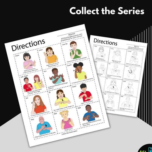 Family Flashcards Visual Cards (Sign Language) by ASL Teaching Resources