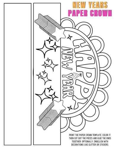 New Year Kids Craft Bundle | Printable New Year Activities for Kids ...