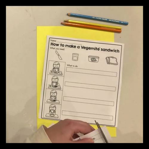 How To Make A Vegemite Sandwich Differentiated Procedure Writing