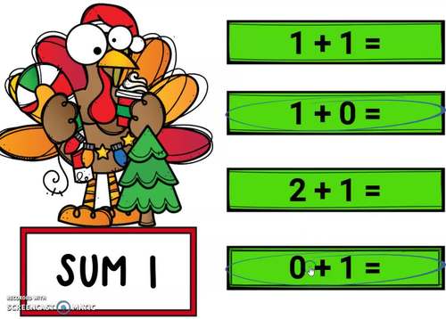 Sums to 20 Boom Cards™ Distance Learning Math