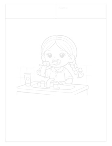 Daily Routine & Telling Time Worksheets | Color, Trace & Write ...