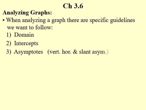 Calc Ch 3.6 Analyzing Graphs by Math PowerPoint Lessons | TPT