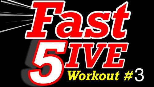 At Home Workouts Fast 5 Workout 3 By The Pe Spot Tpt