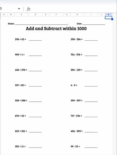 Addition and Subtraction Generator Bundle by Mr. Juarez' Tienda | TPT