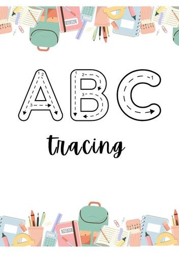 ABC Tracing workbook by smart life | TPT