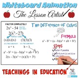 Difference of Cubes: Whiteboard Animation