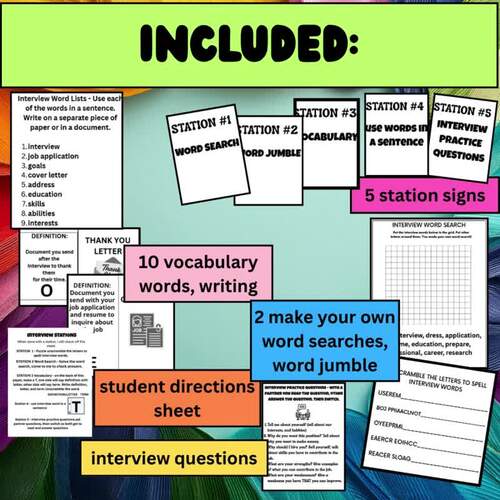 Career Readiness No prep Resume, Job Application Interview Skills ...