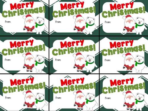 Merry new arrivals christmas tag