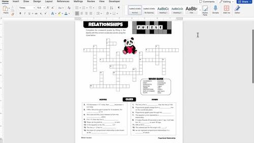 7th Grade Math Fun Valentine's Day Worksheet Activity: Proportional ...