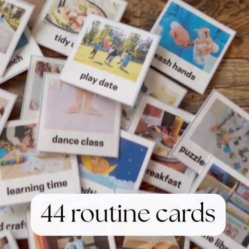 Visual Routine Cards & Charts | A Play-Based Approach to Daily Rhythms