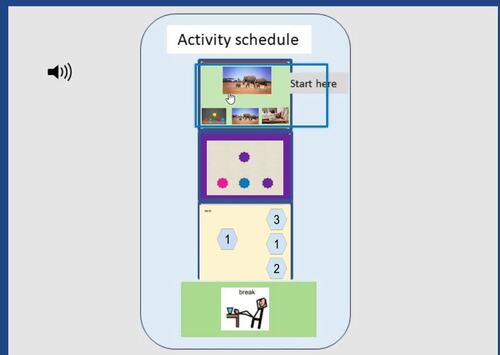 Activity Schedule. (Matching)