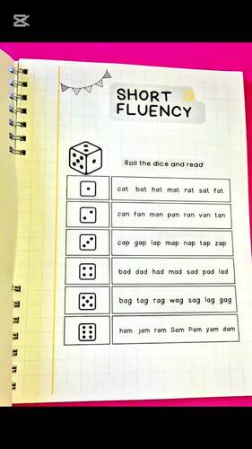 Short Vowel Fluency Passages | CVC Reading Comprehension Worksheets