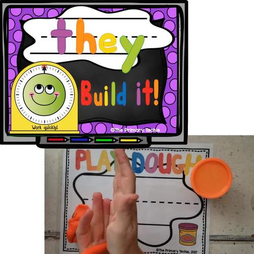 Play Dough Dolch Sight Words By The Primary Techie TPT