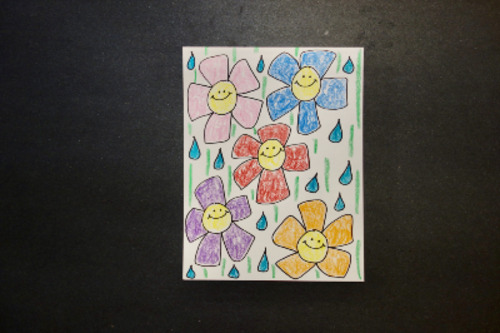Preview of Let's Draw April Showers...Bring May Flowers!
