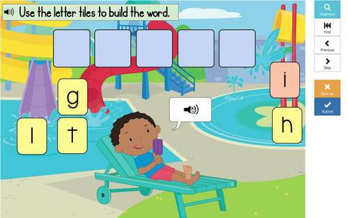 Distance Learning Third Grade Sight Word SPELLING BOOM CARDS Set 2