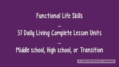 Life Skills Lesson Bundle Full Year Curriculum. High School ...