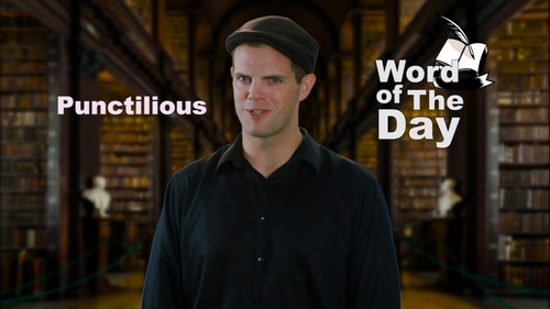 Preview of Word of the Day - Punctilious