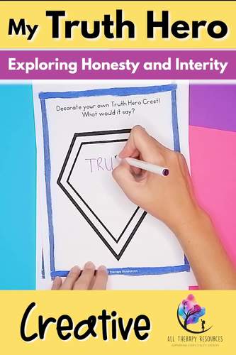 Truth Hero | Mini Lesson | Creative Therapy Lesson | Reduce Lying